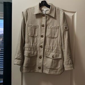 Veronica Beard jacket/Blazer with a safari look